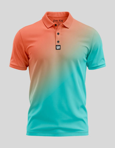 Fusion Polo Golf Polo Greater Half S Peach